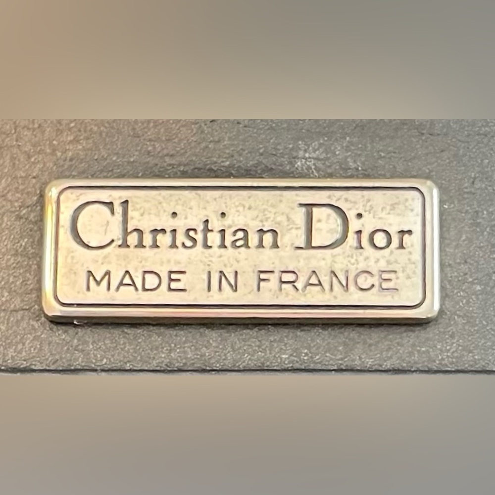 Dior Authentic Vintage Black Leather Crossbody Bag w/ Silver Hardware - Picture 9 of 14